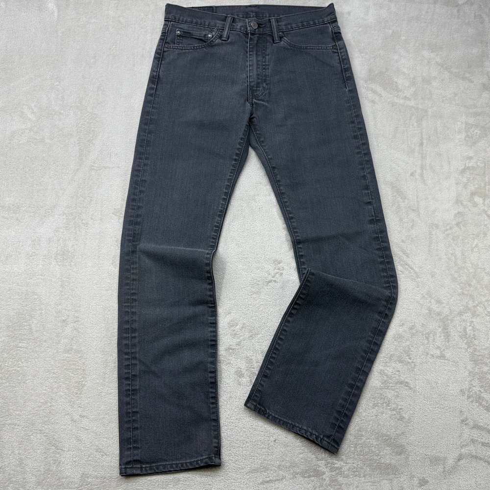 Levi's 511 Slim Fit Jeans‎ Mens 31x32 Charcoal Gray Stretch Denim Casual Preppy